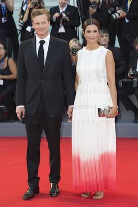 02 09 2016 73. Mostra Internazionale d Arte Cinematografica Festival del Cinema di Venezia: : Nocturnal Animals Premiere Colin Firth and Livia Giuggioli  0
