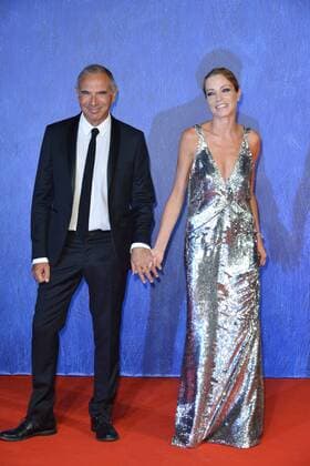 73rd Venice Film Festival, Red Carpet film Franca Chaos and creation . Pictured: Stefania Rocca, Carlo Capasa  Copyright: xSimonexComi Veneziax2016x