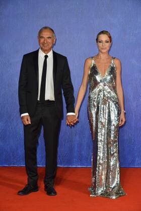 73rd Venice Film Festival, Red Carpet film Franca Chaos and creation . Pictured: Stefania Rocca, Carlo Capasa  Copyright: xSimonexComi Veneziax2016x