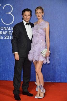 73rd Venice Film Festival, Red Carpet film Franca Chaos and creation . Pictured: Matteo Ceccarini, Eva Riccobono  Copyright: xSimonexComi Veneziax2016x