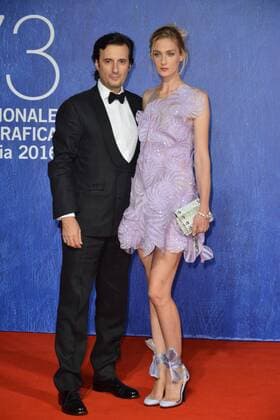 73rd Venice Film Festival, Red Carpet film Franca Chaos and creation . Pictured: Matteo Ceccarini, Eva Riccobono  Copyright: xSimonexComi Veneziax2016x