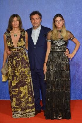 73rd Venice Film Festival, Red Carpet film Franca Chaos and creation . Pictured: Camilla Nesbitt, Pietro Valsecchi, Virginia Valsecchi  Copyright: xSimonexComi Veneziax2016x