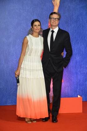 73rd Venice Film Festival, Red Carpet film Franca Chaos and creation . Pictured: Livia Giuggioli Firth, Colin Firth  Copyright: xSimonexComi Veneziax2016x
