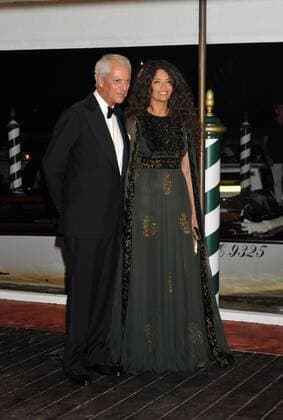 73rd Venice Film Festival. Arrivals for Franca: Chaos and Creation red carpet. Pictured: Hafef, Marco Tronchetti Provera  Copyright: xVeneziax2016x