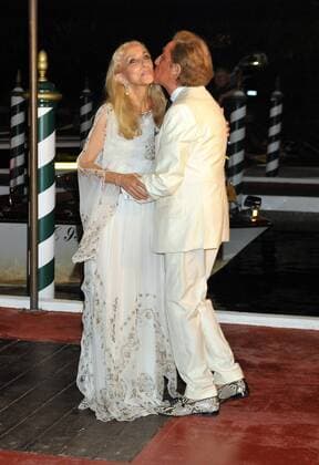 73rd Venice Film Festival. Arrivals for Franca: Chaos and Creation red carpet. Pictured: Franca Sozzani, Valentino Garavani  Copyright: xVeneziax2016x