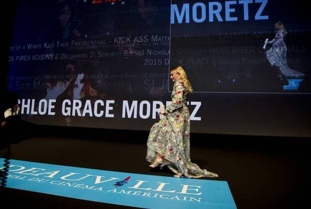 210971 Arnal-Bar Starface 2016-09-02 Deauville France 42nd Deauville American Film Festival. Red CarpetÃ? of Infiltrator. Chloe Grace Moretz  Copyright: xArnal-Barx STAR_210971_003