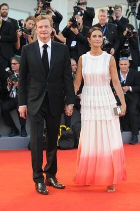 English actor Colin Firth and his wife, Livia Giuggioli, attending the premiere for Nocturnal Animals during the 73rd Venice Film Festival in Italy. SEPTEMBER 2nd 2016  PTYx162835
