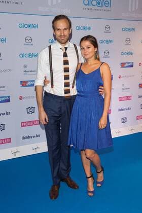 Sarah Alles mit Ehemann Thimon von Berlepsch - Music Meets Media und alcatel Entertainment Night in Berlin am 02.09.2016. Music Meets Media - alcatel Entertainment Night