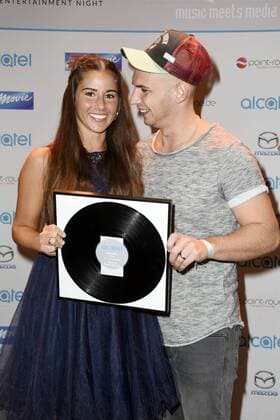 Sarah Lombardi und Pietro Lombardi bei der Alcatel Entertainment Night im Sheraton Berlin Grand Hotel Esplanade. Berlin, 02.09.2016 Foto:xFredericx xFuturexImage