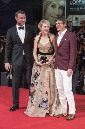 Liev Schreiber, Naomi Watts and Philippe Falardeau attending the The Bleeder premiere at the 73rd Venice International Film Festival on September 02, 2016 Foto:xDaziramx xFuturexImage