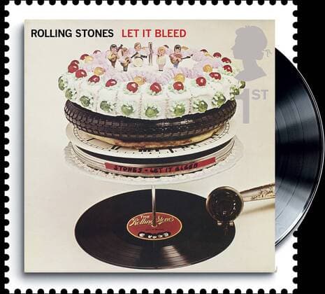 Dec. 18, 2009 - London - The Rolling Stones Let It Bleed album, Royal Mail™s Classic Album Cover Special Stamps. Friday December 18, 2009. Picture by LFI  - ZUMAl60_