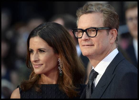 . 05 09 2016. London, United Kingdom. Bridget Jones s Baby premiere. Colin Firth and his wife Livia Firth arrive at the Odeon in Leicester square for the Bridget Jones s Baby premiere.  xAndrewxParsonsx xi-Imagesx IIM-13383-0039