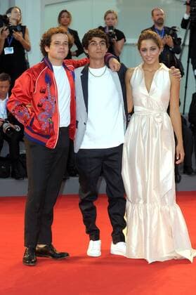 73rd Venice Film Festival, Red Carpet film Piuma . Pictured: Luigi Fedele, Blu Yoshimi, Brando Pacitto  Copyright: xAlbertoxTerenghi Veneziax2016x