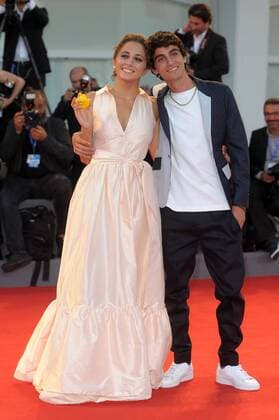 73rd Venice Film Festival, Red Carpet film Piuma . Pictured: Luigi Fedele, Blu Yoshimi  Copyright: xAlbertoxTerenghi Veneziax2016x