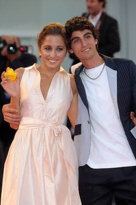 73rd Venice Film Festival, Red Carpet film Piuma . Pictured: Luigi Fedele, Blu Yoshimi  Copyright: xAlbertoxTerenghi Veneziax2016x