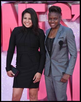 . 05 09 2016. London, United Kingdom. Bridget Jones s Baby premiere. Nicola Adams joins Renee Zellweger and cast at the Odeon in Leicester square for the Bridget Jones s Baby premiere.  xAndrewxParsonsx xi-Imagesx IIM-13383-0081