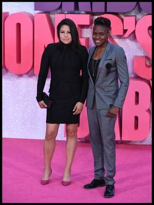 . 05 09 2016. London, United Kingdom. Bridget Jones s Baby premiere. Nicola Adams joins Renee Zellweger and cast at the Odeon in Leicester square for the Bridget Jones s Baby premiere.  xAndrewxParsonsx xi-Imagesx IIM-13383-0082