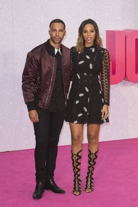 London, UK. 5 September 2016. Marvin Humes, Rochelle Humes. VIP red carpet arrivals for the World Premiere of the movie Bridget Jones s Baby in Leicester Square, London. Bridget Jones s Baby, World Premiere, London, UK