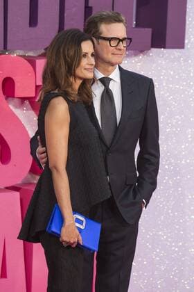 London, UK. 5 September 2016. Livia Giuggioli and Colin Firth. VIP red carpet arrivals for the World Premiere of the movie Bridget Jones s Baby in Leicester Square, London. Bridget Jones s Baby, World Premiere, London, UK