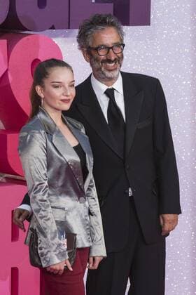 London, UK. 5 September 2016. Dolly Loveday and David Baddiel. VIP red carpet arrivals for the World Premiere of the movie Bridget Jones s Baby in Leicester Square, London. Bridget Jones s Baby, World Premiere, London, UK