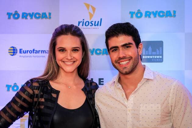 RIO DE JANEIRO, RJ - 05.09.2016: PRÉ ESTRÉIA DO FILME TÔ RYCA - Juliana Paiva and Juliano Laham during Pre premiere of the movie Tô Ryca, new film of Downtown Filmes and Paris Filmes, which opens in theaters on 22 09, held in Kinoplex Shopping Rio Sul in Rio de Janeiro, RJ. x1199000x  AndréxHorta