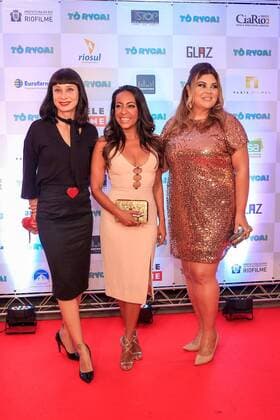 RIO DE JANEIRO, RJ - 05.09.2016: PRÉ ESTRÉIA DO FILME TÔ RYCA - Katiuscia canoro, Samantha Schmutz and Fabiana Karla during Pre premiere of the movie Tô Ryca, new film of Downtown Filmes and Paris Filmes, which opens in theaters on 22 09, held in Kinoplex Shopping Rio Sul in Rio de Janeiro, RJ. x1199014x  AndréxHorta
