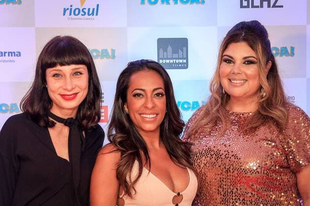 RIO DE JANEIRO, RJ - 05.09.2016: PRÉ ESTRÉIA DO FILME TÔ RYCA - Katiuscia canoro, Samantha Schmutz and Fabiana Karla during Pre premiere of the movie Tô Ryca, new film of Downtown Filmes and Paris Filmes, which opens in theaters on 22 09, held in Kinoplex Shopping Rio Sul in Rio de Janeiro, RJ. x1199017x  AndréxHorta