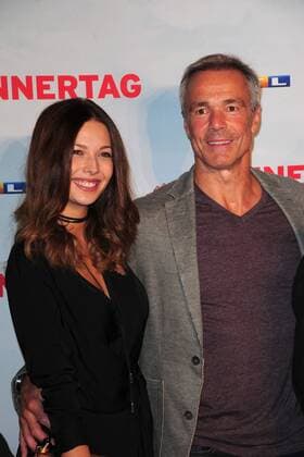 Lena Meckel und Hannes Jaenicke bei der Film Premiere von Männertag am 5.09.2016 in München Maennertag Kinopremiere in Muenchen, 2016 
