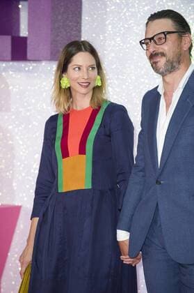 Bridget Jones s Baby Premiere London.UK. Sienna Guillory and Enzo Cilenti at the world premiere of Bridget Jones s Baby at Odeon Leicester Square. 5th September 2016. LMK386-61341-060916. 