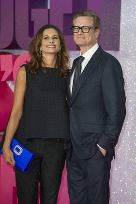 Bridget Jones s Baby Premiere London.UK. Colin Firth and Livia Giuggioli at the world premiere of Bridget Jones s Baby at Odeon Leicester Square. 5th September 2016. LMK386-61341-060916. 