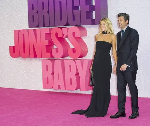 Bridget Jones s Baby Premiere London.UK. Patrick Dempsey and Jillian Fink at the world premiere of Bridget Jones s Baby at Odeon Leicester Square. 5th September 2016. LMK386-61341-060916. 