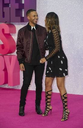 Bridget Jones s Baby Premiere London.UK. Marvin Humes and Rochelle Humes at the world premiere of Bridget Jones s Baby at Odeon Leicester Square. 5th September 2016. LMK386-61341-060916. 
