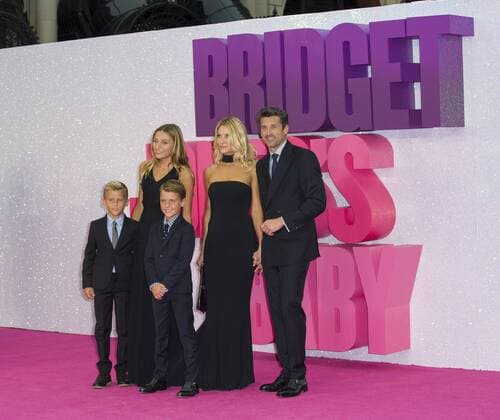 Bridget Jones s Baby Premiere London.UK. Patrick Dempsey and Jillian Fink with family at the world premiere of Bridget Jones s Baby at Odeon Leicester Square. 5th September 2016. LMK386-61341-060916. 