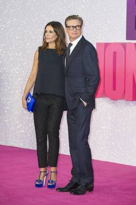 Bridget Jones s Baby Premiere London.UK. Colin Firth and Livia Giuggioli at the world premiere of Bridget Jones s Baby at Odeon Leicester Square. 5th September 2016. LMK386-61341-060916. 