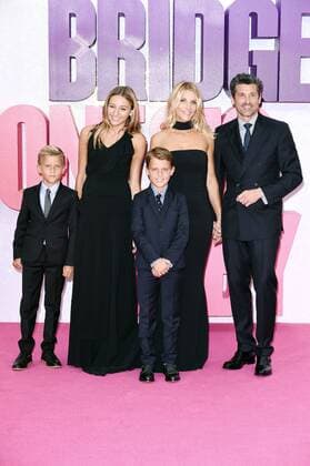 Patrick Dempsey mit Ehefrau Jill Fink, den Söhnen Darby Galen Dempsey, Sullivan Patrick Dempsey und der Tochter Tallula Fyfe Dempsey bei der Premiere des Kinofilms Bridget Jones s Baby im Odeon Leicester Square. London, 05.09.2016 Patrick Dempsey mit Ehefrau Jill Fink, den Söhnen Darby Galen, Sullivan Patrick und der Tochter Tallula Fyfe  Foto:xS.xVasx xFuturexImage