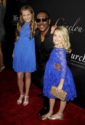 Eddie Murphy with Natalie Coughlin & McKenna Grace MR. CHURCH FILM PREMIERE Hollywood Patrick Rideaux PicturePerfect
