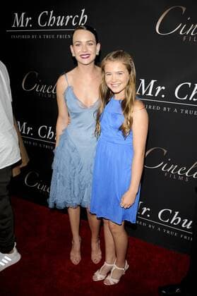 Britt Robertson & Natalie Coughlin MR. CHURCH FILM PREMIERE Hollywood Patrick Rideaux PicturePerfect