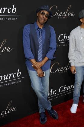 Arsenio Hall MR. CHURCH FILM PREMIERE Hollywood Patrick Rideaux PicturePerfect