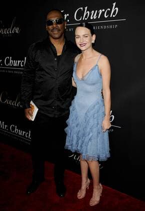 Eddie Murphy & Britt Robertson MR. CHURCH FILM PREMIERE Hollywood Patrick Rideaux PicturePerfect