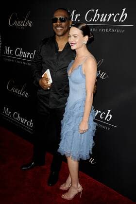 Eddie Murphy & Britt Robertson MR. CHURCH FILM PREMIERE Hollywood Patrick Rideaux PicturePerfect