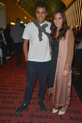Weltpremiere SMS fuer Dich Langston Uibel, Nilam Farooq Ankunft zur Weltpremiere SMS fuer Dich im CineStar im Sony Center in Berlin am 06.09.2016