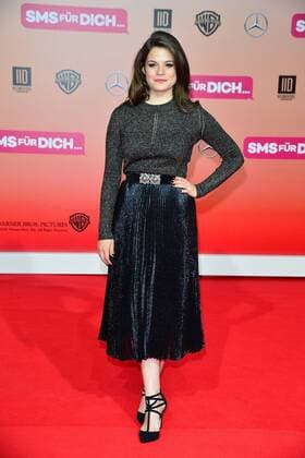 Weltpremiere SMS fuer Dich Elisa Schmidt, Femme Schmidt Ankunft zur Weltpremiere SMS fuer Dich im CineStar im Sony Center in Berlin am 06.09.2016