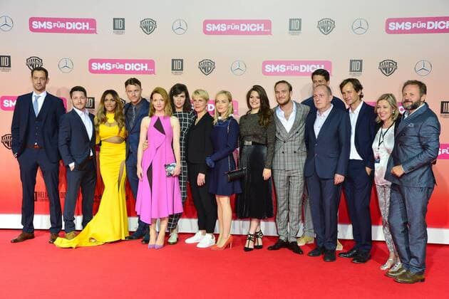 Weltpremiere SMS fuer Dich Das Filmteam und Filmcast Ankunft zur Weltpremiere SMS fuer Dich im CineStar im Sony Center in Berlin am 06.09.2016