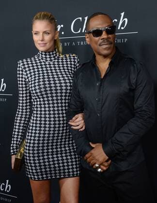 Cast member Eddie Murphy and his girlfriend, Australian actress Paige Butcher attend the premiere of the motion picture drama Mr. Church at the ArcLight Cinema Dome in the Hollywood section of Los Angeles on September 6, 2016. Storyline: Mr. Church tells the story of a unique friendship that develops when a little girl and her dying mother retain the services of a talented cook - Henry Joseph Church. What begins as a six month arrangement instead spans fifteen years, and creates a family bond that lasts forever.  LAP2016090608 JIMxRUYMEN