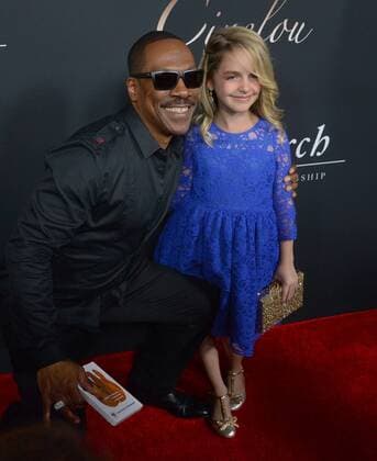 Cast members Eddie Murphy and Mckenna Grace attend the premiere of the motion picture drama Mr. Church at the ArcLight Cinema Dome in the Hollywood section of Los Angeles on September 6, 2016. Storyline: Mr. Church tells the story of a unique friendship that develops when a little girl and her dying mother retain the services of a talented cook - Henry Joseph Church. What begins as a six month arrangement instead spans fifteen years, and creates a family bond that lasts forever.  LAP2016090614 JIMxRUYMEN