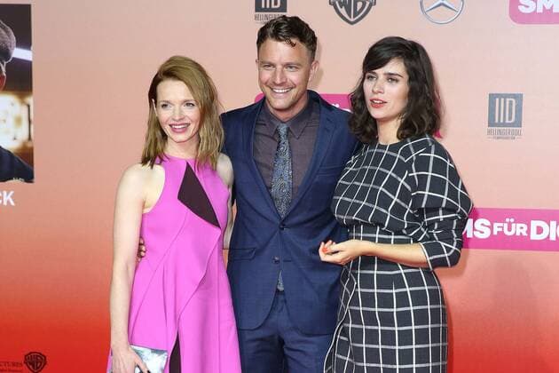 Karoline Herfurth, Friedrich Mücke und Nora Tschirner bei der SMS für Dich Filmpremiere am 06.09.2016 in Berlin SMS fuer Dich Kinopremiere in Berlin, 2016 