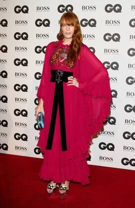 GQ Men of the Year Awards 2016 London.UK. Florence Welch at the GQ Men of the Year Awards 2016 - in association with Hugo Boss - at the Tate Modern, Bankside, London. 6th September 2016. LMK73-61345-070916 Keith Mayhew Landmark Media WWW.LMKMEDIA.COM 