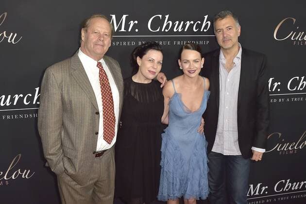 Bruce Beresford, Susan McMartin, Britt Robertson und Lee Nelson bei der Premiere des Kinofilms Mr. Church im Arclight Hollywood. Los Angeles, 06.09.2016 Foto:xD.xStarbuckx xFuturexImage