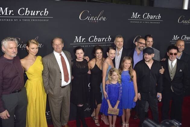 Bruce Beresford mit Team bei der Premiere des Kinofilms Mr. Church im Arclight Hollywood. Los Angeles, 06.09.2016 Foto:xD.xStarbuckx xFuturexImage
