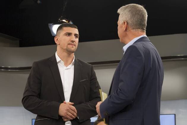 Marco Huck und Peter Kloeppel - Preisverleihung des RTL Com. mit Award auf der IFA in Berlin am 07.09.2016. RTL COM.MIT AWARD